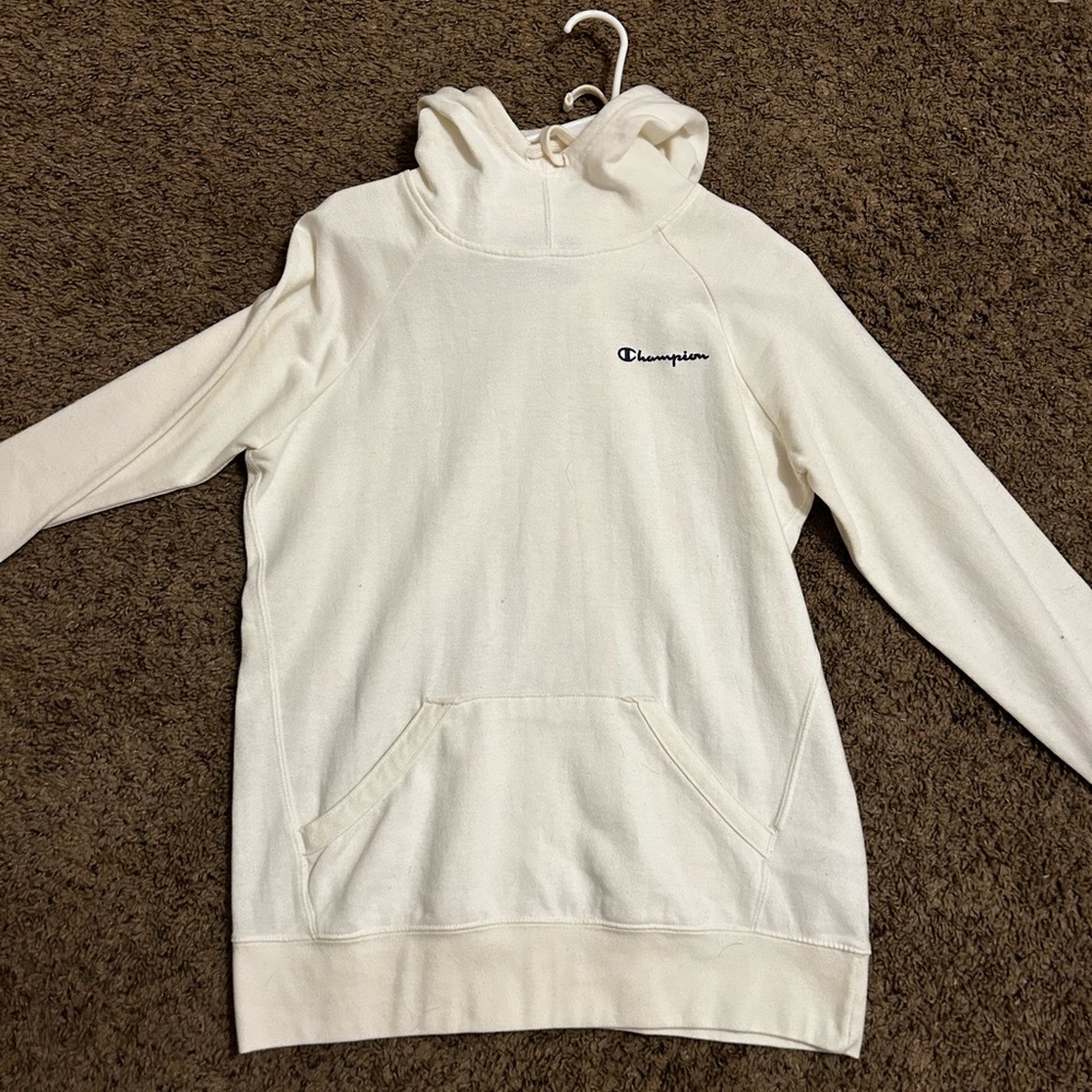 champion crème hoodie